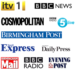 Press coverage logos